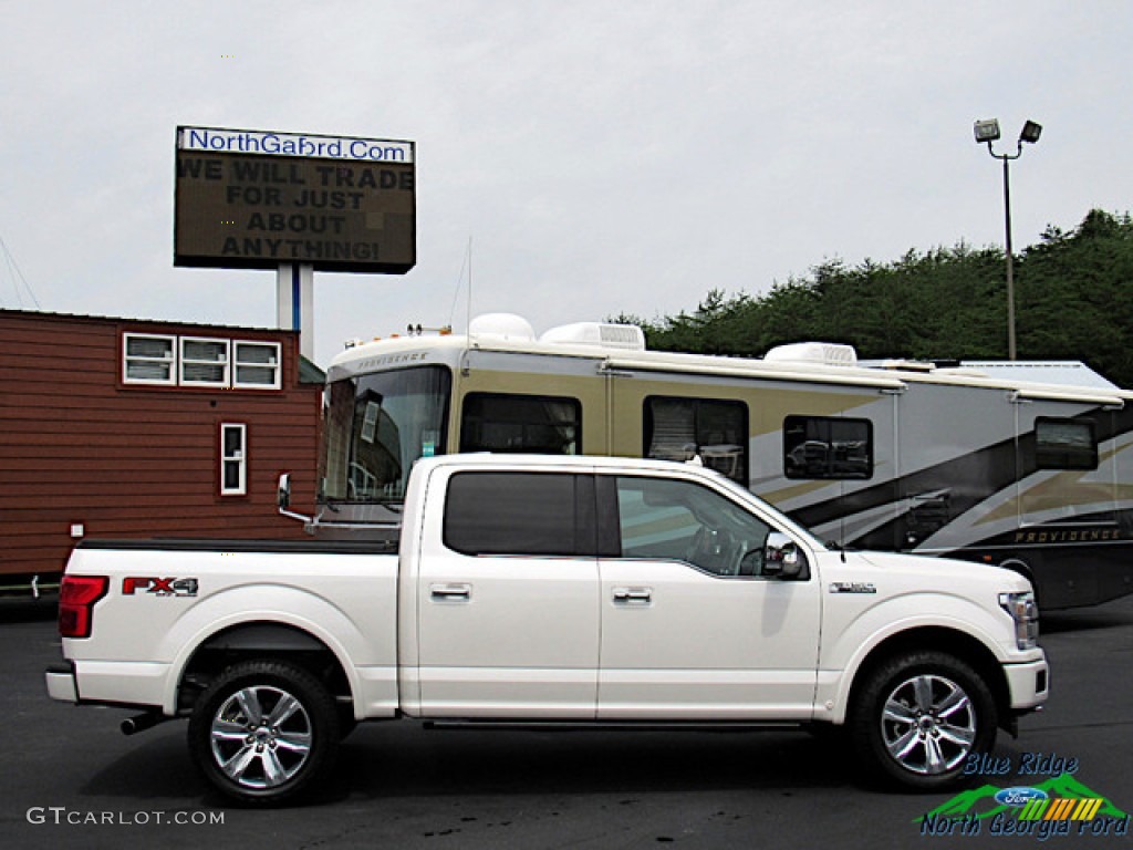 2018 F150 Platinum SuperCrew 4x4 - White Platinum / Black photo #6