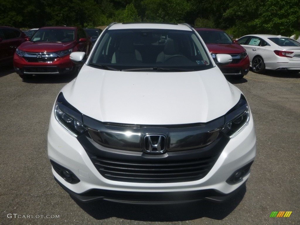 2019 HR-V EX AWD - Platinum White Pearl / Gray photo #6