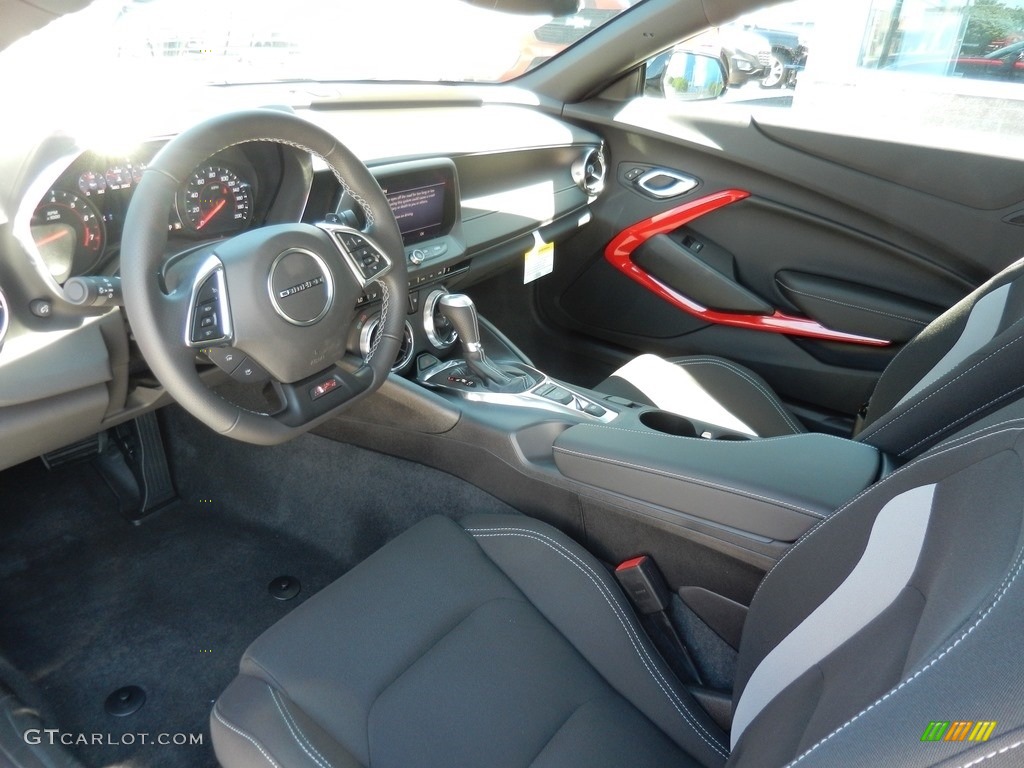 Jet Black Interior 2019 Chevrolet Camaro SS Coupe Photo #134068262