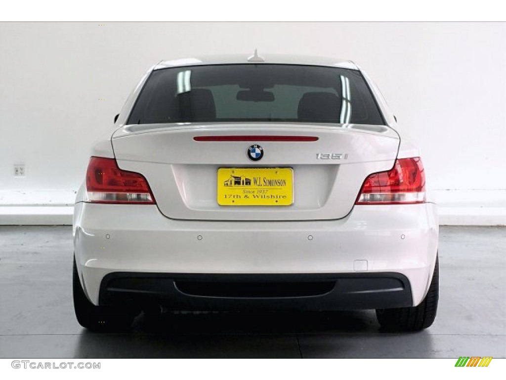 2013 1 Series 135i Coupe - Alpine White / Black photo #3