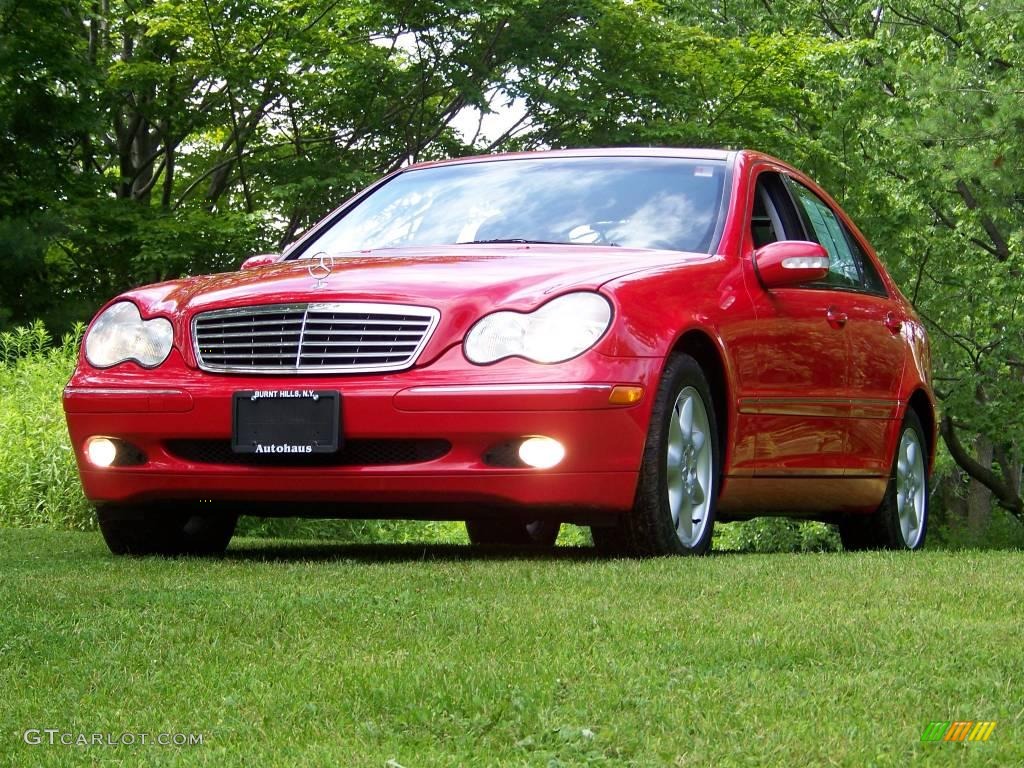 Magma Red Mercedes-Benz C