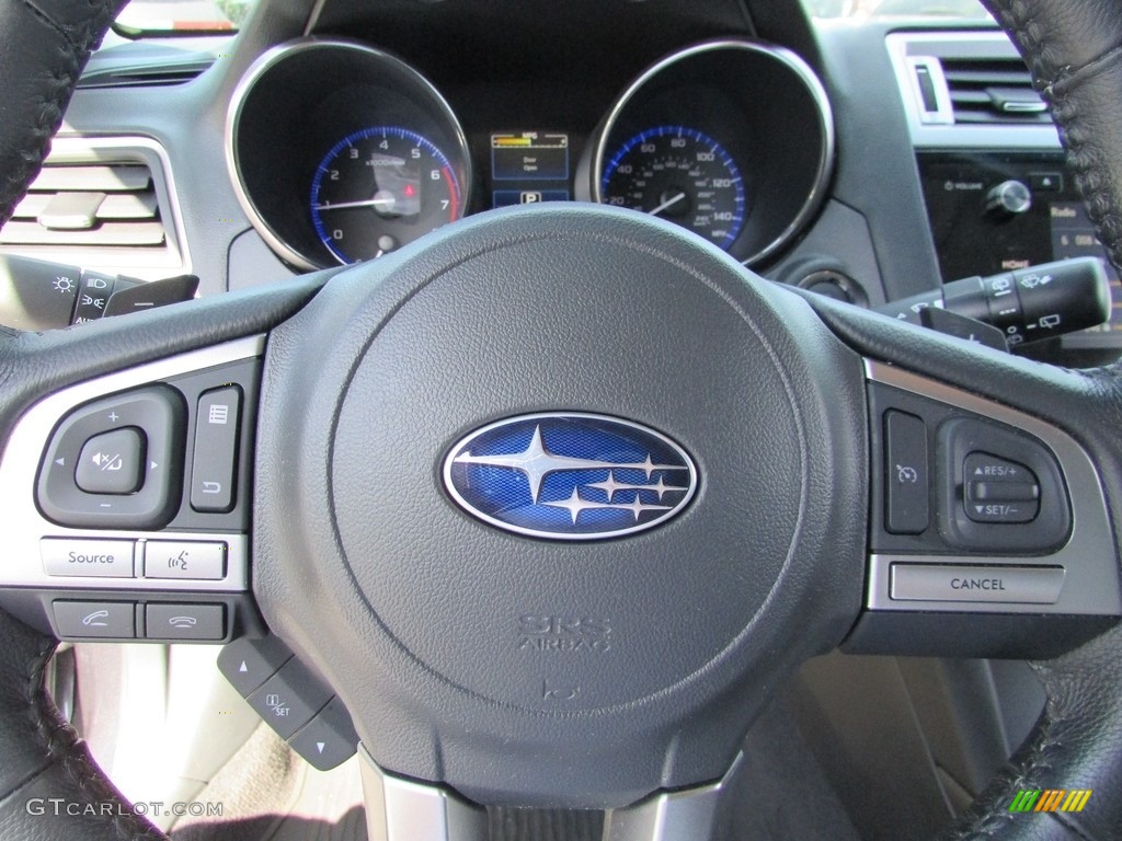 2017 Outback 2.5i Limited - Carbide Gray Metallic / Slate Black photo #11