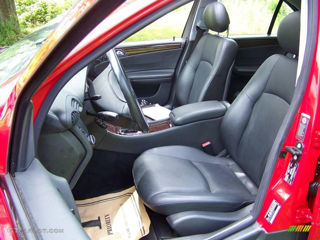 Charcoal Interior 2003 Mercedes-Benz C 320 4Matic Sport Sedan Photo #13407091