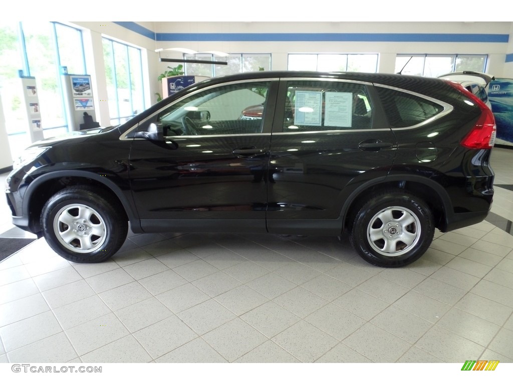 2016 CR-V LX AWD - Crystal Black Pearl / Black photo #2