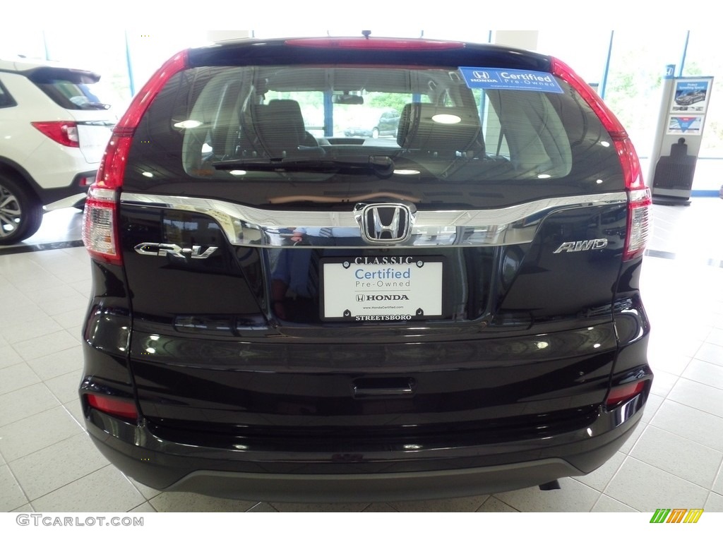 2016 CR-V LX AWD - Crystal Black Pearl / Black photo #4