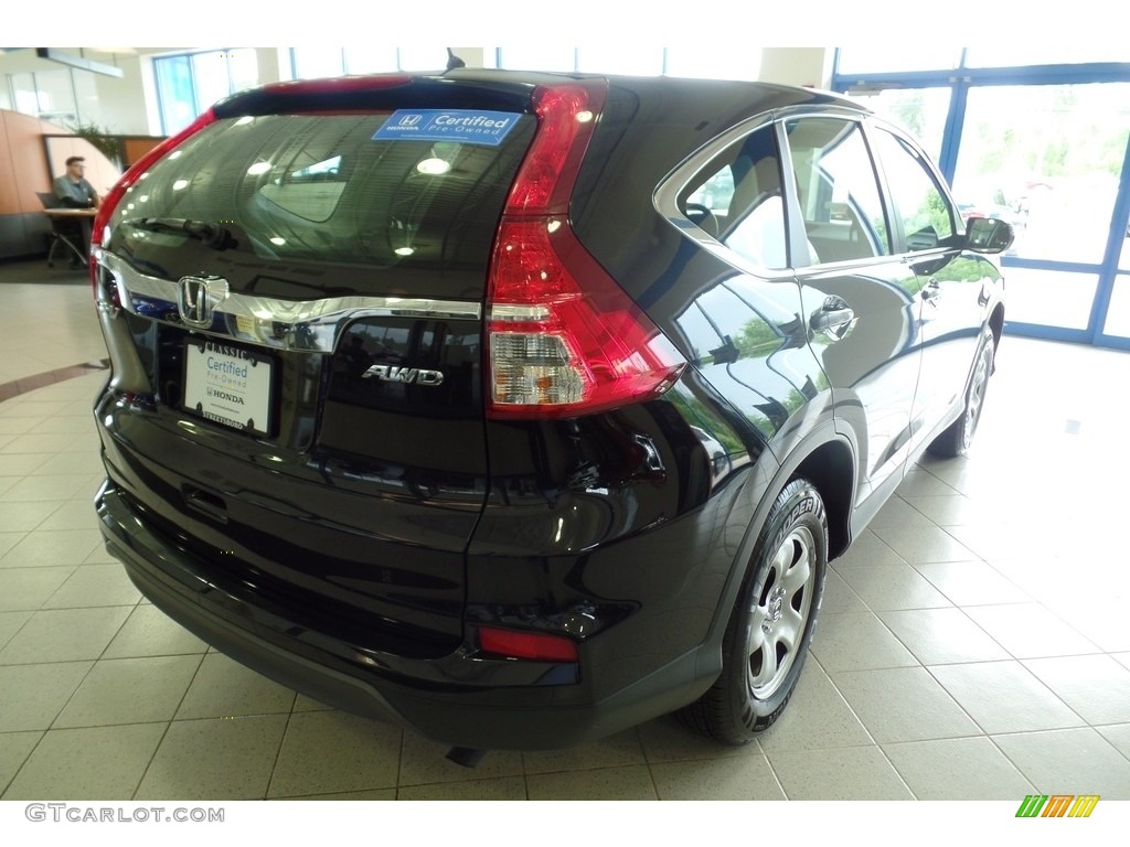 2016 CR-V LX AWD - Crystal Black Pearl / Black photo #5