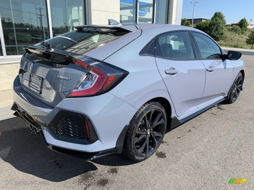 2019 Civic Sport Hatchback - Sonic Gray Pearl / Black photo #7