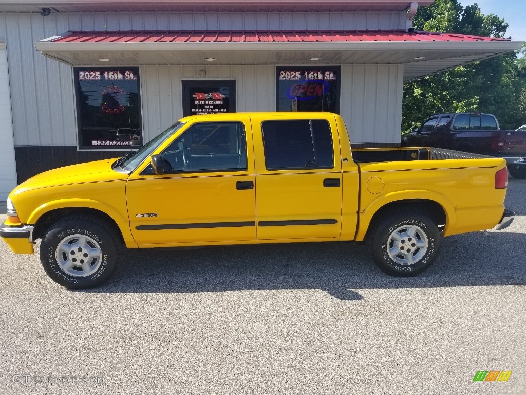 Flame Yellow Chevrolet S10