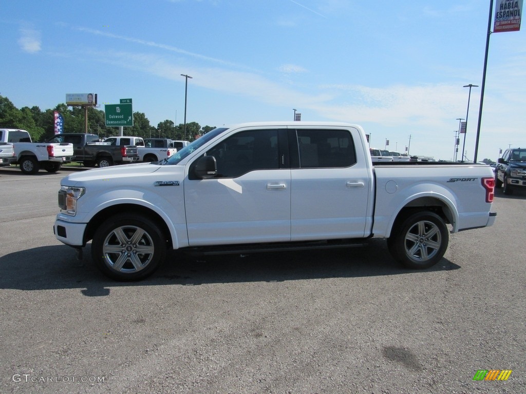 2018 F150 XLT SuperCrew - Oxford White / Black photo #2