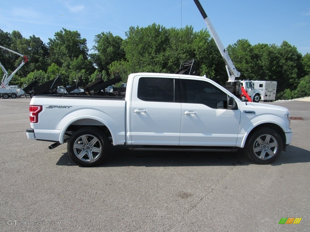 2018 F150 XLT SuperCrew - Oxford White / Black photo #6