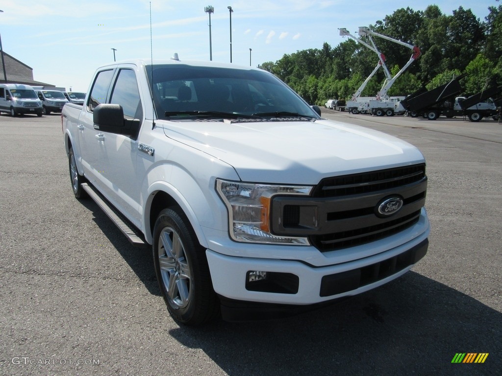 2018 F150 XLT SuperCrew - Oxford White / Black photo #7