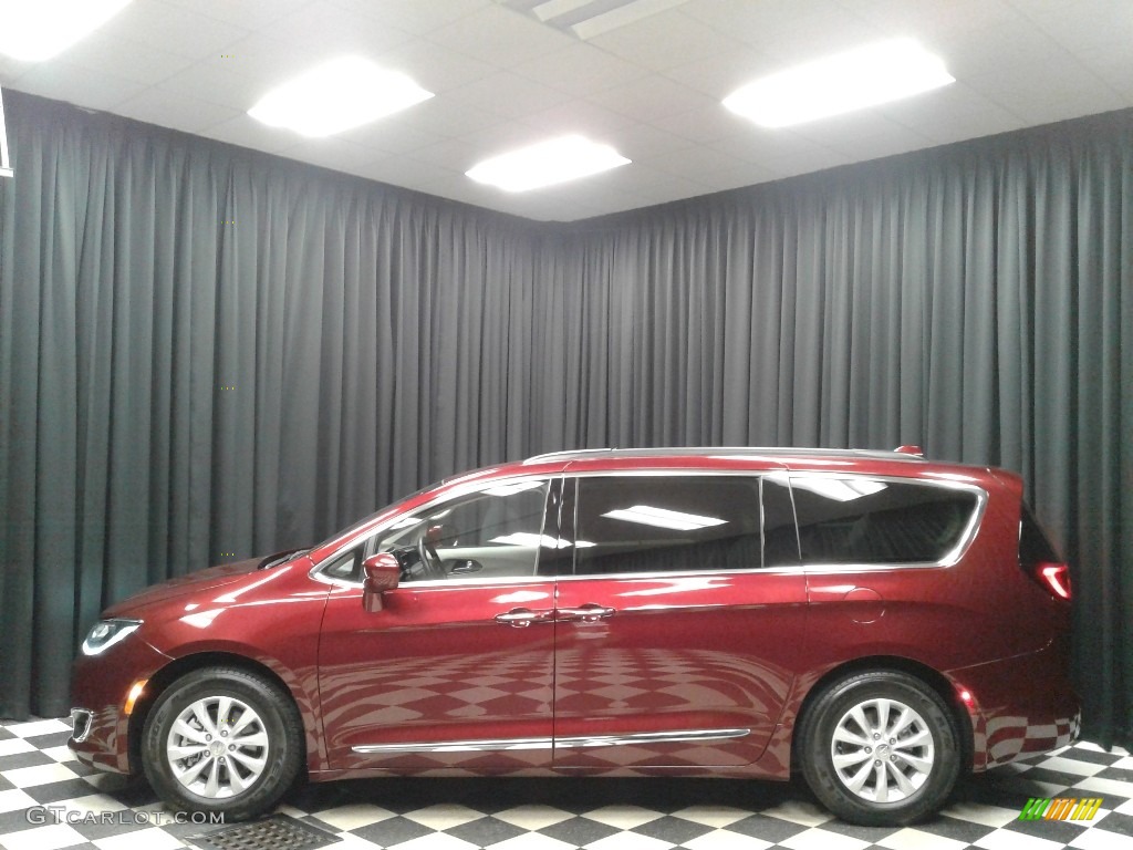 2017 Pacifica Touring L - Velvet Red Pearl / Cognac/Alloy/Toffee photo #1