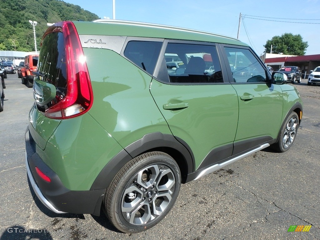 Undercover Green 2020 Kia Soul X-Line Exterior Photo #134078164