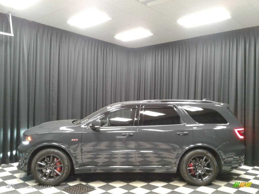 2018 Durango SRT AWD - Bruiser Gray / Red/Black photo #1