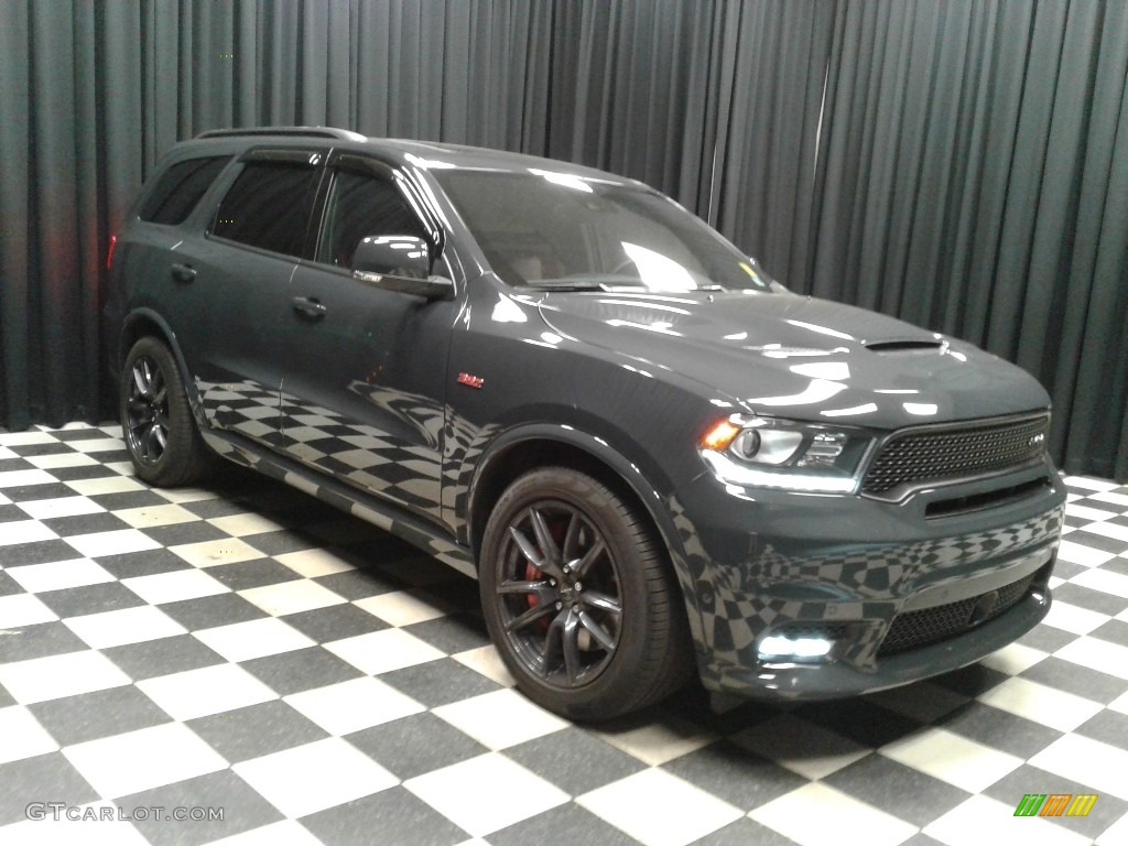 2018 Durango SRT AWD - Bruiser Gray / Red/Black photo #4