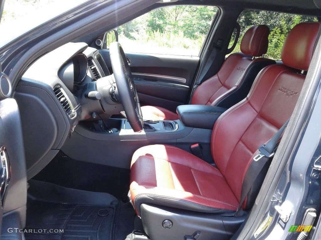 2018 Durango SRT AWD - Bruiser Gray / Red/Black photo #11
