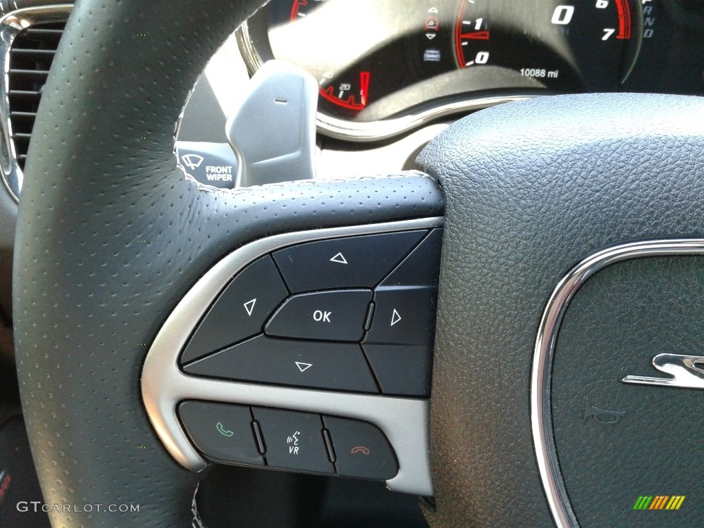 2018 Durango SRT AWD - Bruiser Gray / Red/Black photo #20