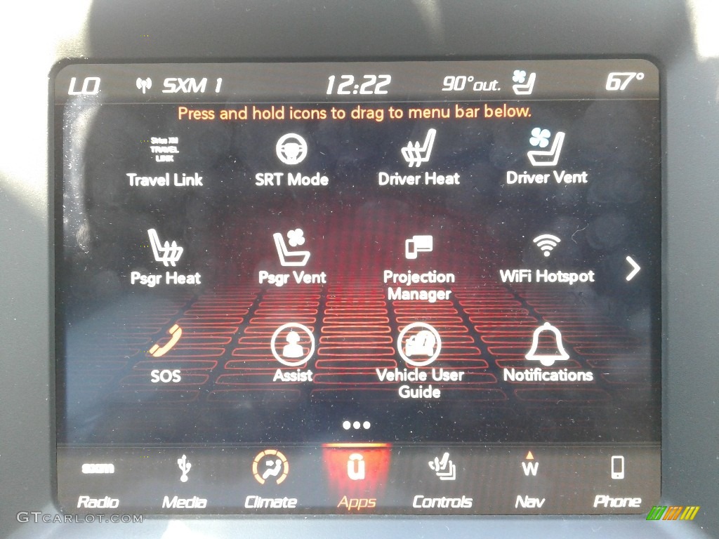 2018 Durango SRT AWD - Bruiser Gray / Red/Black photo #30