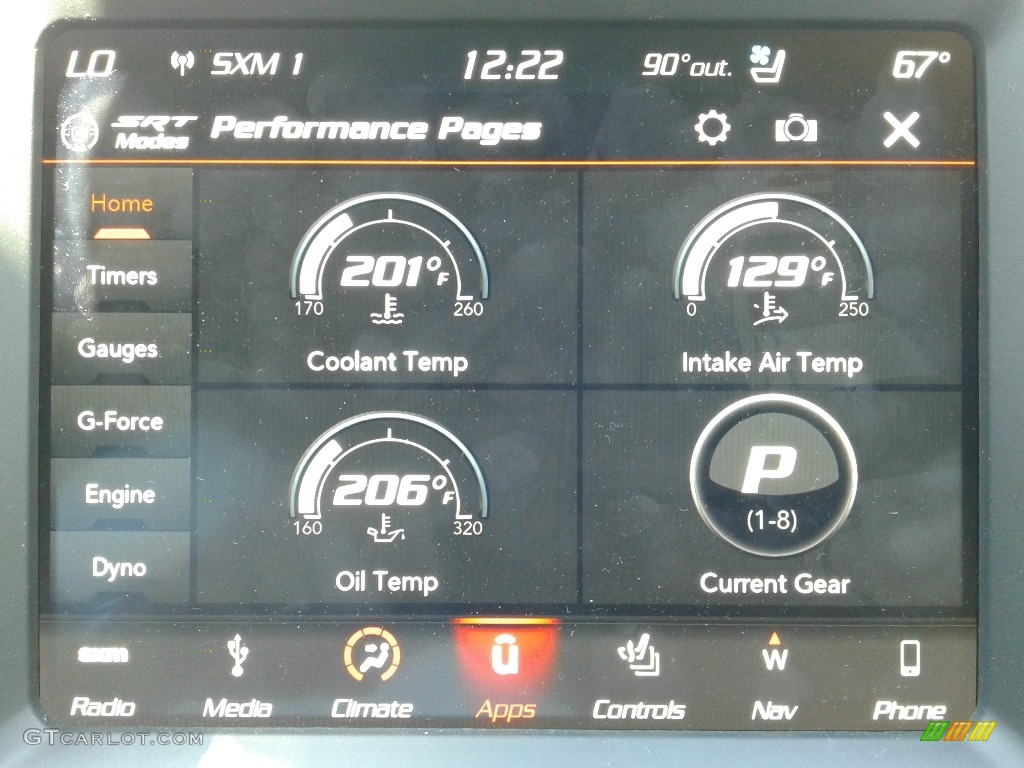 2018 Durango SRT AWD - Bruiser Gray / Red/Black photo #32