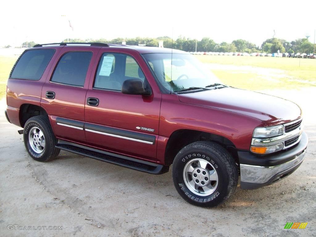 2003 Tahoe  - Redfire Metallic / Gray/Dark Charcoal photo #1