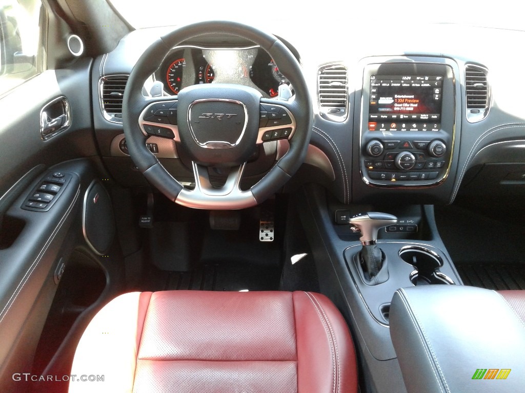 2018 Durango SRT AWD - Bruiser Gray / Red/Black photo #40
