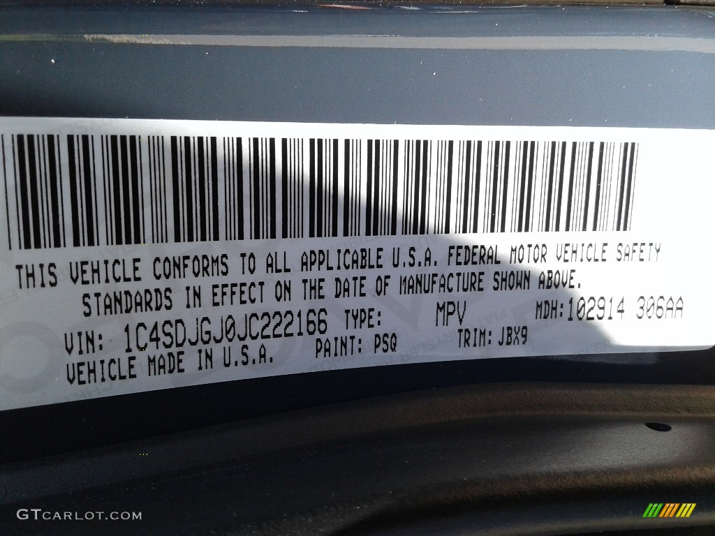 2018 Durango SRT AWD - Bruiser Gray / Red/Black photo #45