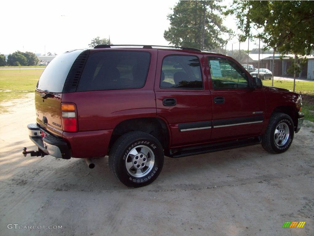 2003 Tahoe  - Redfire Metallic / Gray/Dark Charcoal photo #3
