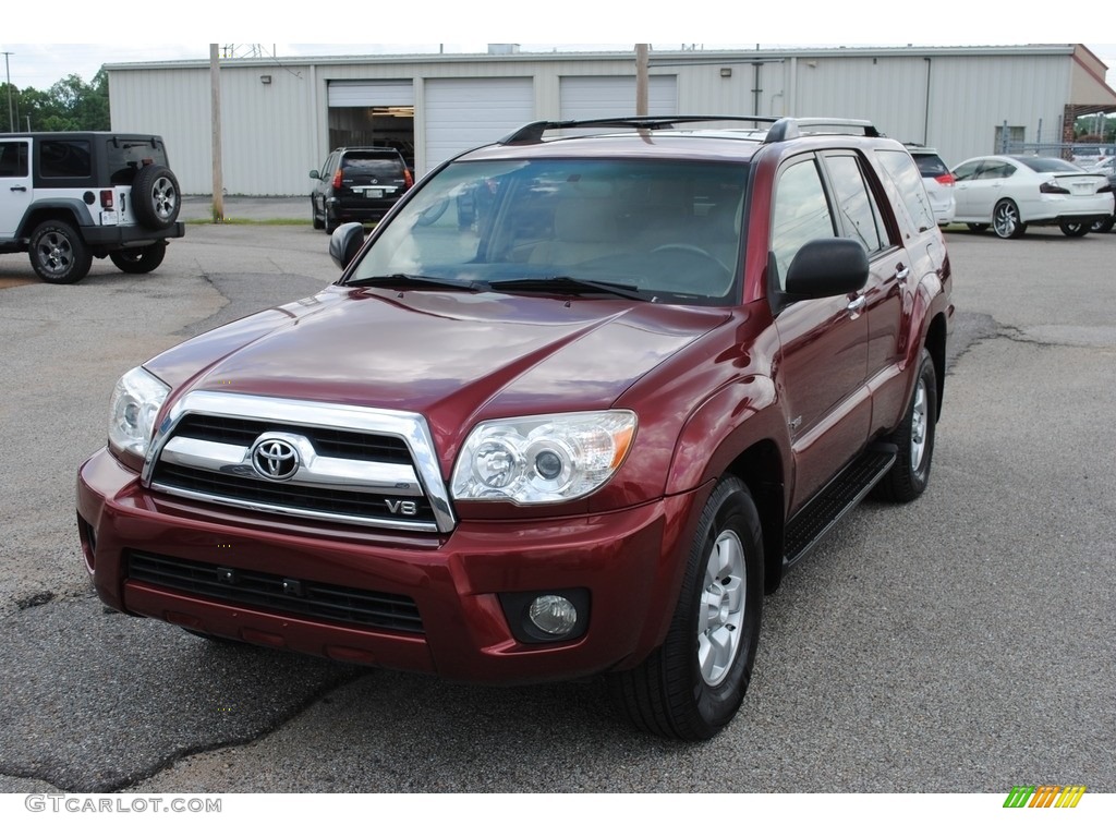 2007 4Runner SR5 - Salsa Red Pearl / Stone photo #1