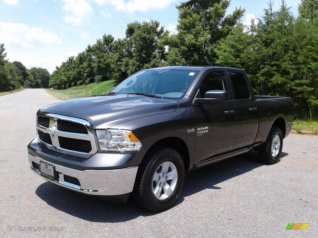 2019 1500 Classic Tradesman Quad Cab 4x4 - Granite Crystal Metallic / Black/Diesel Gray photo #2