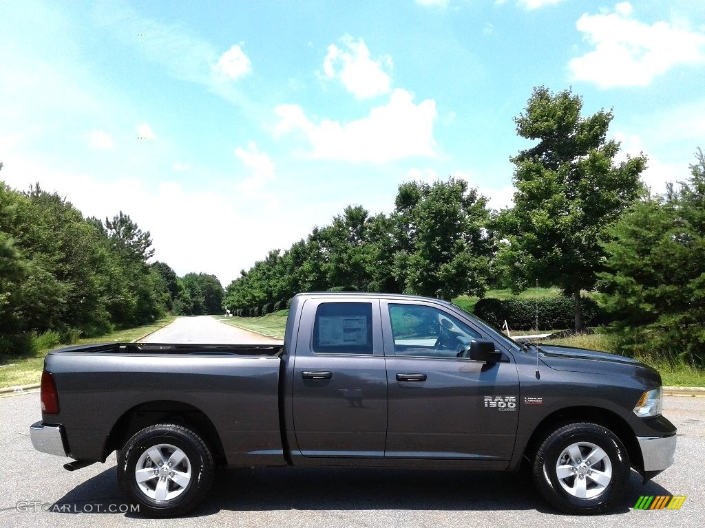 2019 1500 Classic Tradesman Quad Cab 4x4 - Granite Crystal Metallic / Black/Diesel Gray photo #5