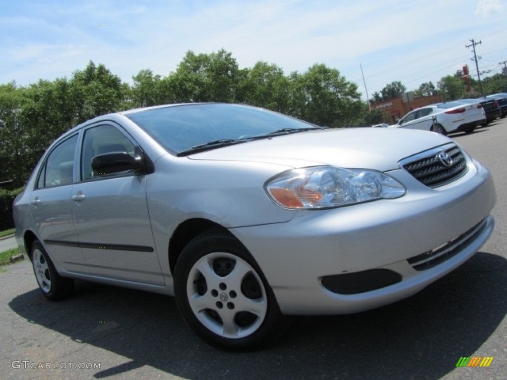 2005 Corolla CE - Silver Streak Mica / Light Gray photo #2