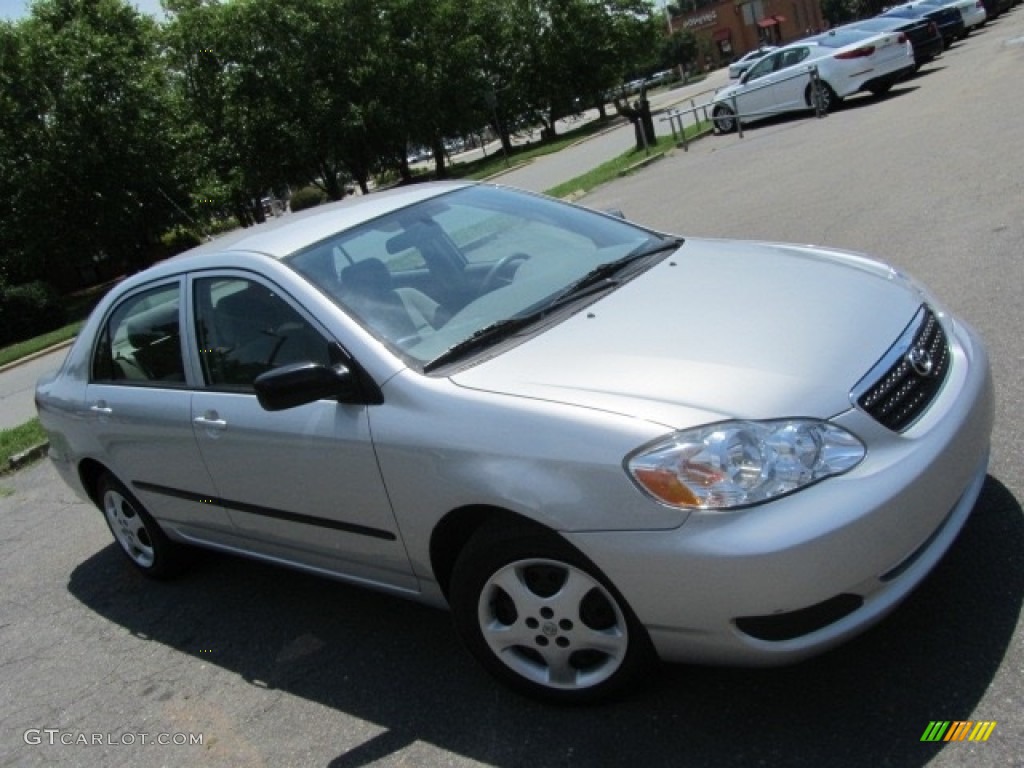2005 Corolla CE - Silver Streak Mica / Light Gray photo #3