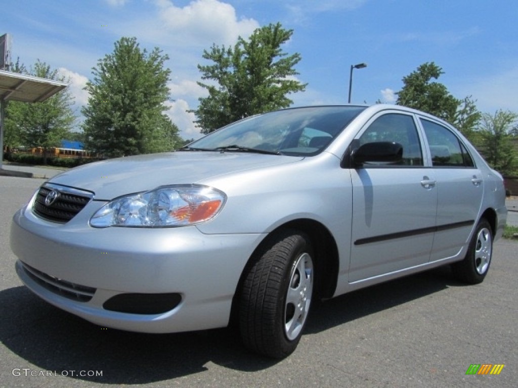 2005 Corolla CE - Silver Streak Mica / Light Gray photo #6