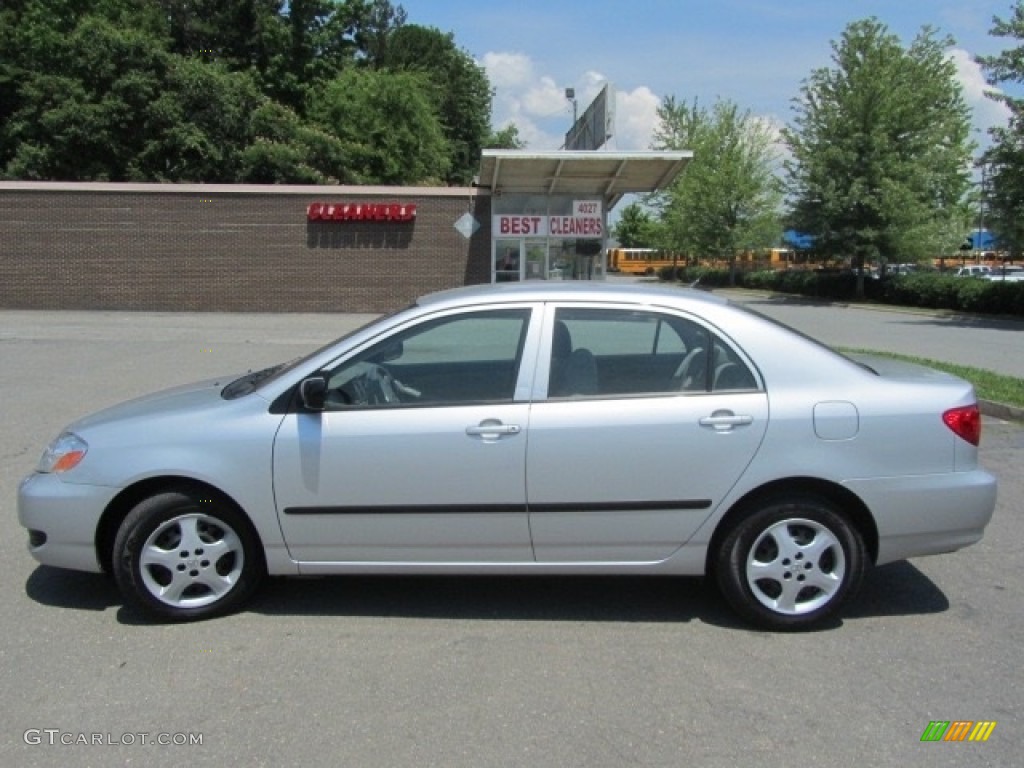 2005 Corolla CE - Silver Streak Mica / Light Gray photo #7