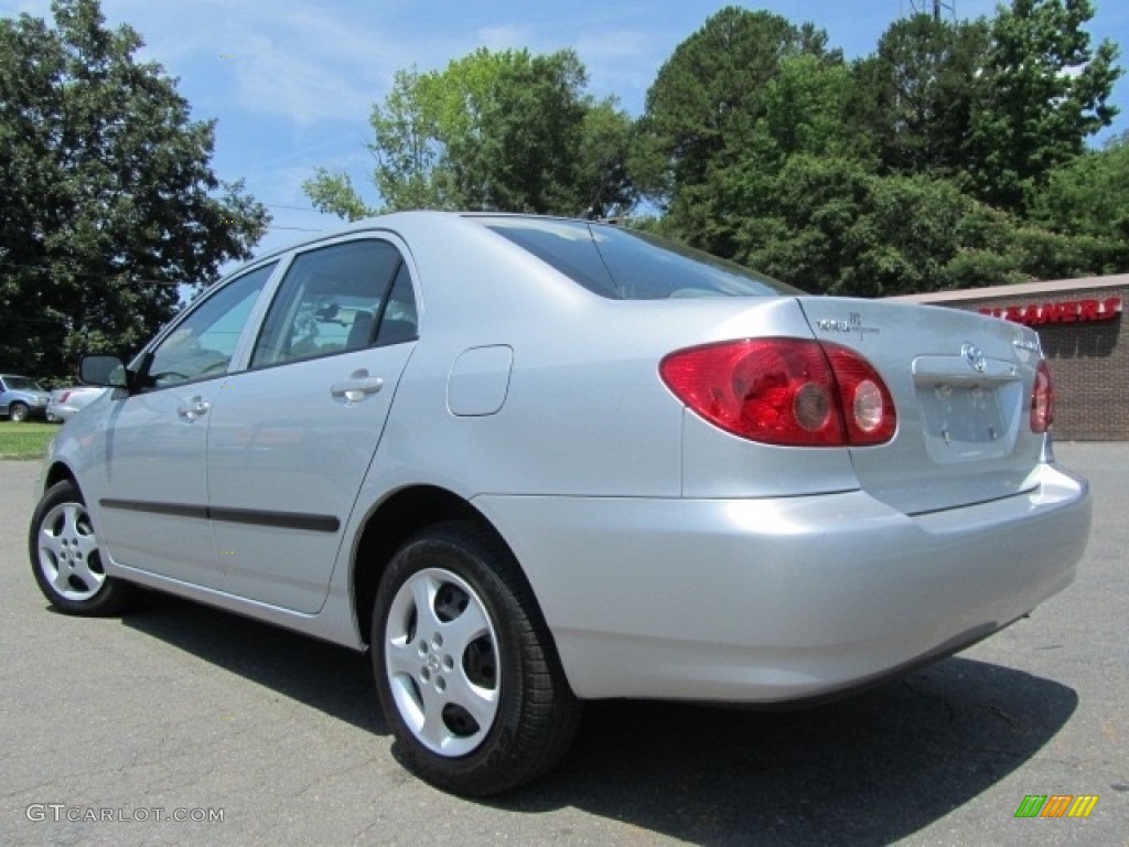 2005 Corolla CE - Silver Streak Mica / Light Gray photo #8