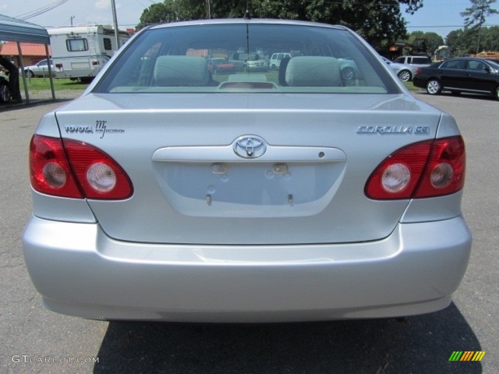 2005 Corolla CE - Silver Streak Mica / Light Gray photo #9