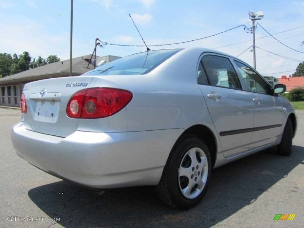 2005 Corolla CE - Silver Streak Mica / Light Gray photo #10