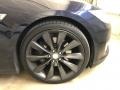 2012 Tesla Model S Standard Model S Model Wheel and Tire Photo