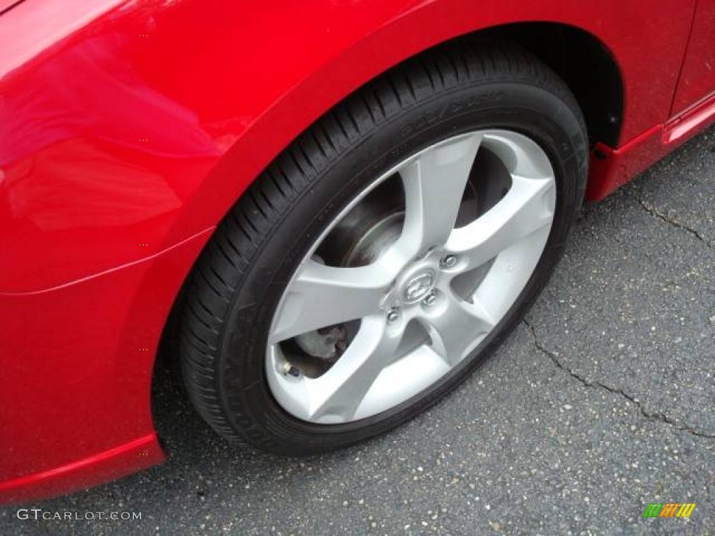 2006 MAZDA3 s Hatchback - Velocity Red Mica / Black photo #9