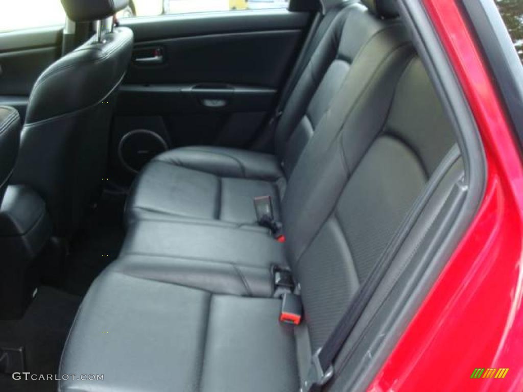2006 MAZDA3 s Hatchback - Velocity Red Mica / Black photo #11