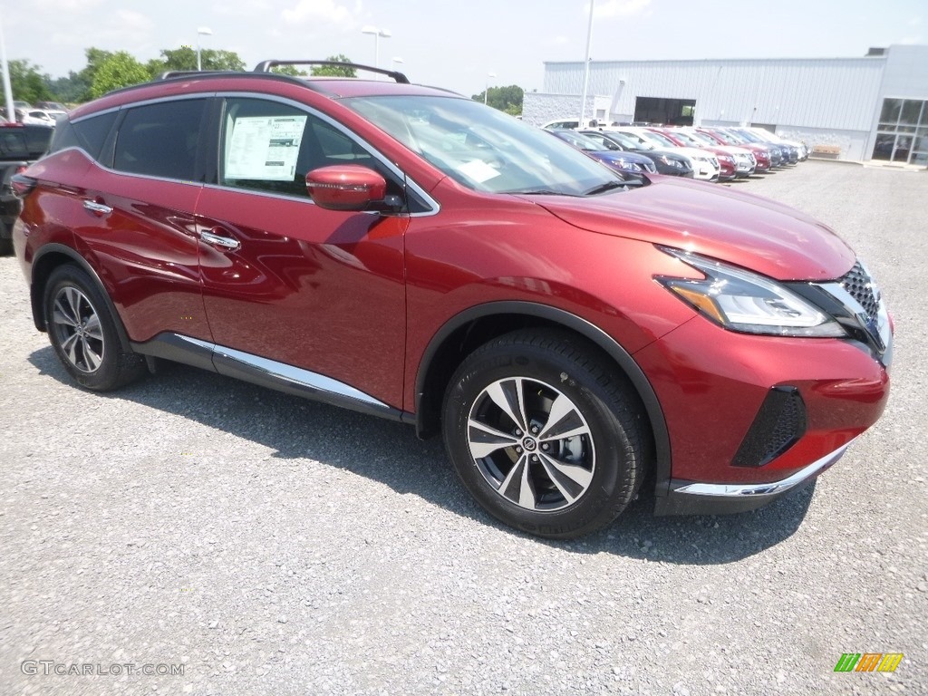 2019 Murano SV AWD - Cayenne Red Metallic / Graphite photo #1