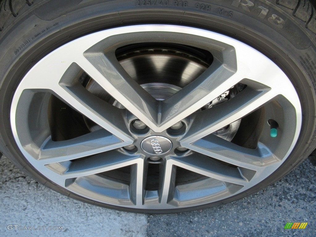 2018 A3 2.0 Premium - Monsoon Gray Metallic / Black photo #7