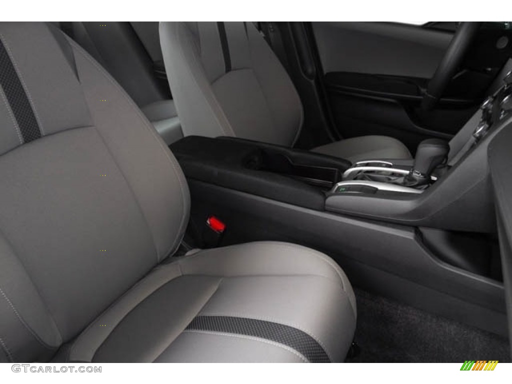 2019 Civic LX Sedan - Modern Steel Metallic / Gray photo #30