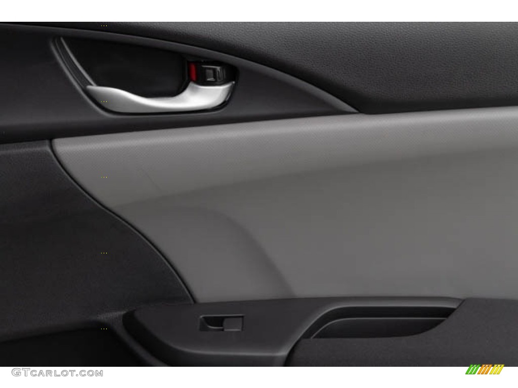 2019 Civic LX Sedan - Modern Steel Metallic / Gray photo #35