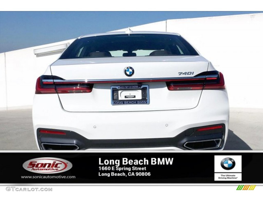 2020 7 Series 740i Sedan - Alpine White / Mocha photo #3