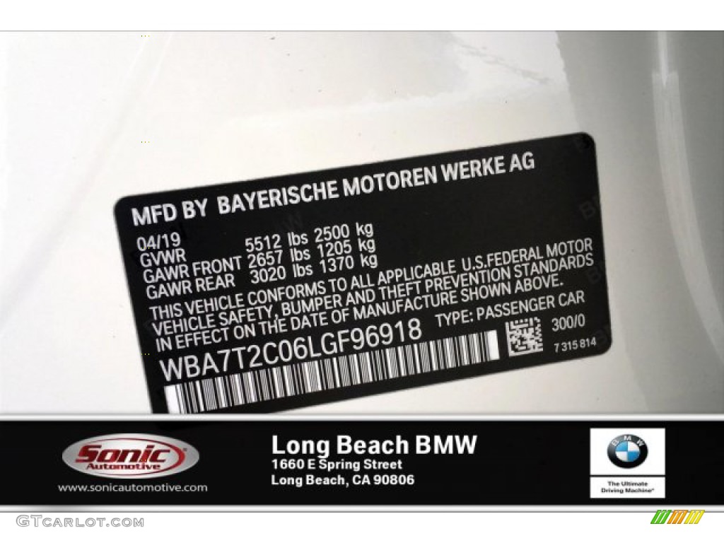 2020 7 Series 740i Sedan - Alpine White / Mocha photo #11