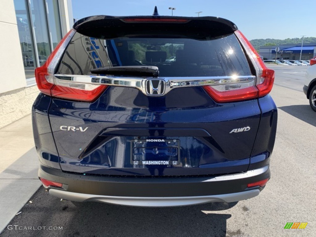 2019 CR-V EX AWD - Obsidian Blue Pearl / Gray photo #6