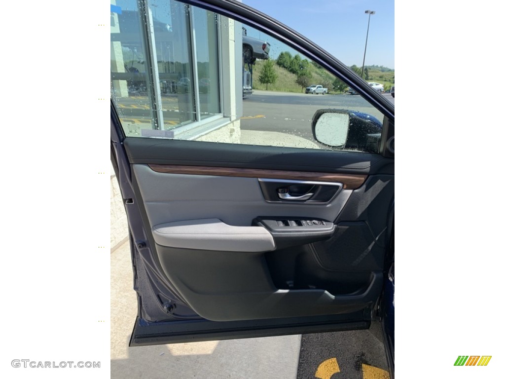 2019 CR-V EX AWD - Obsidian Blue Pearl / Gray photo #10