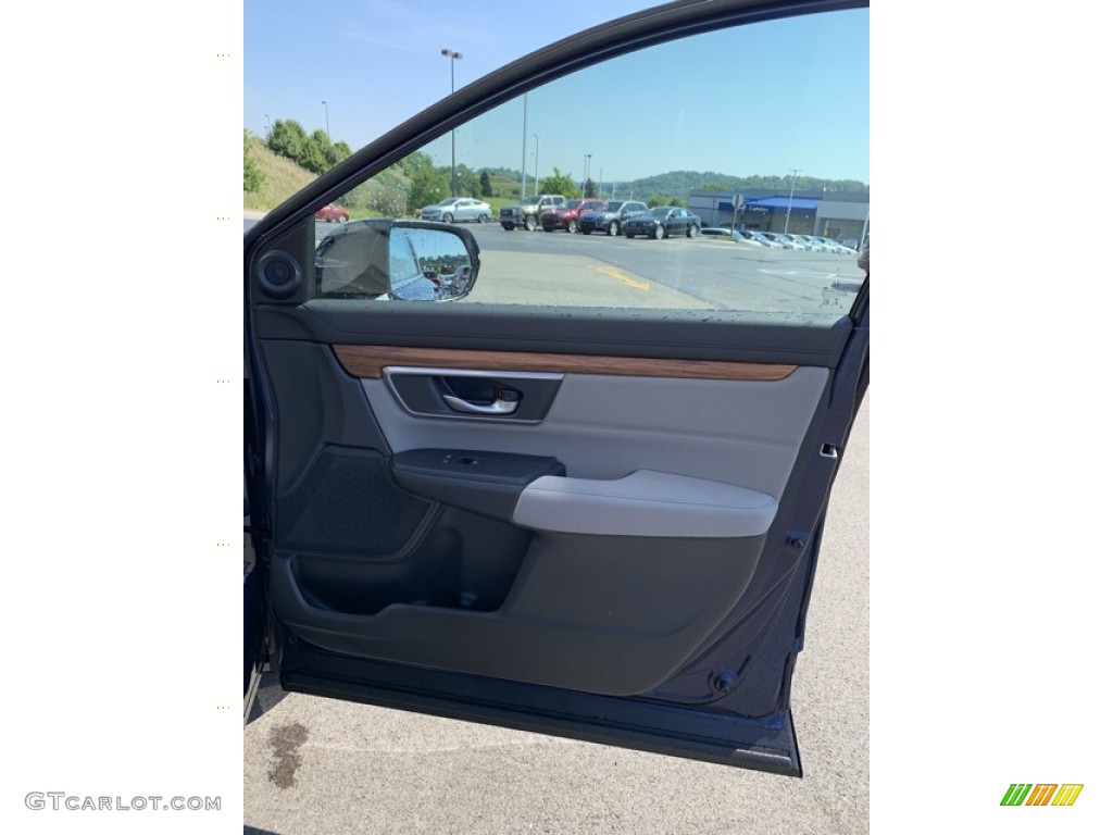 2019 CR-V EX AWD - Obsidian Blue Pearl / Gray photo #26