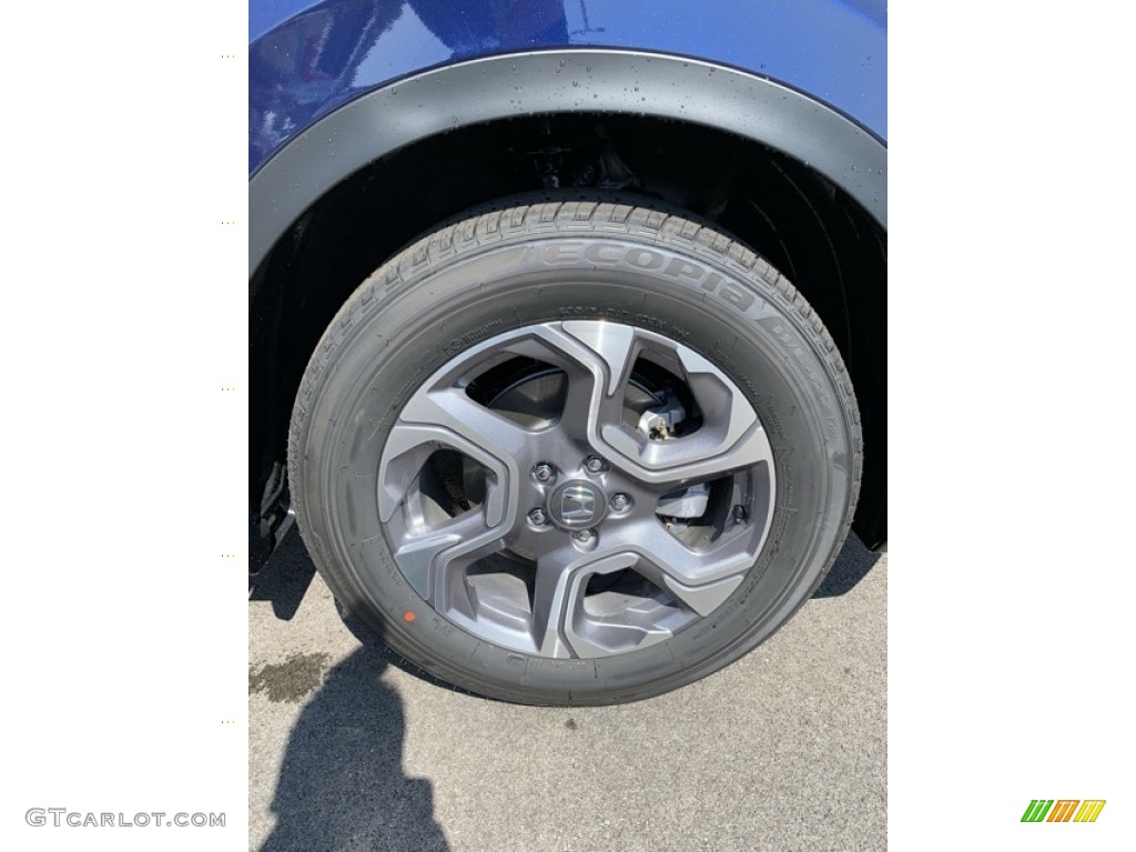 2019 CR-V EX AWD - Obsidian Blue Pearl / Gray photo #30